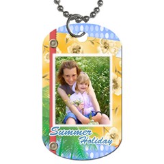 summer tag - Dog Tag (One Side)