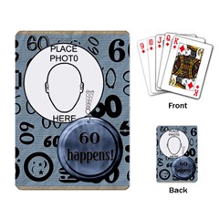 60th Birthday Playing Cards - Playing Cards Single Design (Rectangle)