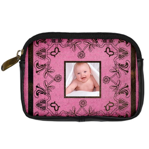 Pink Art Nuveau Camera Case By Catvinnat Front