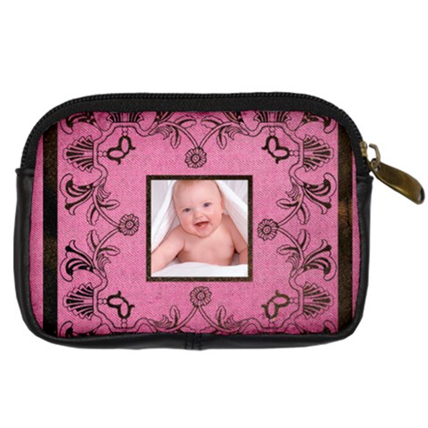 Pink Art Nuveau Camera Case By Catvinnat Back