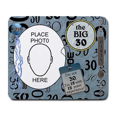 30th Birthday Mousepad By Lil Front