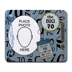 70th Birthday Mousepad - Large Mousepad