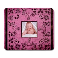 Art Nuveau pink mousemat - Large Mousepad