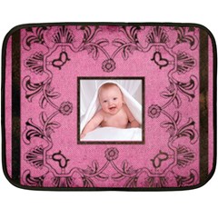 Art Nouveau Pink Mini Fleece - Fleece Blanket (Mini)