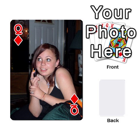 Queen Card Deck By Pamela Yelverton Front - DiamondQ