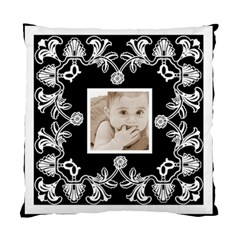 Art Nouveau Black & White cushion (5 styles) - Standard Cushion Case (Two Sides)