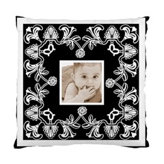 Art Nouveau Black & White cushion - Standard Cushion Case (Two Sides)