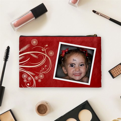 Medium Makeup Bag By Amanda Bunn Back