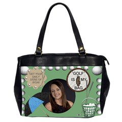 Golf Hand Bag - Oversize Office Handbag (2 Sides) Golf Hand Bag - Oversize Office Handbag (2 Sides)