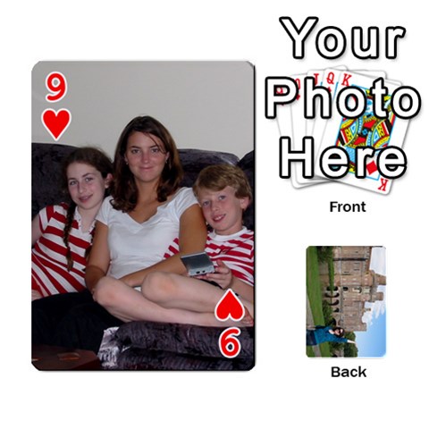 Family Cards By Smd Front - Heart9