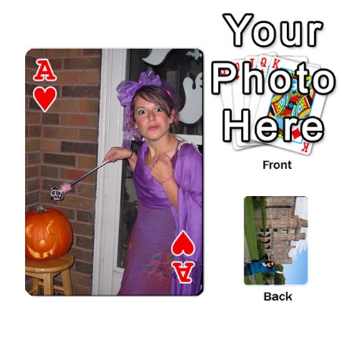 Ace Family Cards By Smd Front - HeartA