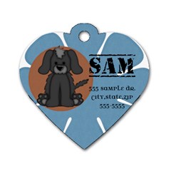 Dog Tag Sample - Dog Tag Heart (Two Sides)