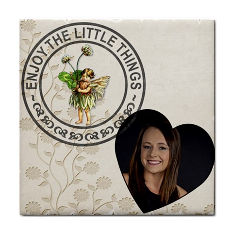 Enjoy The Little Things Coaster By Lil Front