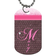 pinkdog tag - Dog Tag (Two Sides)