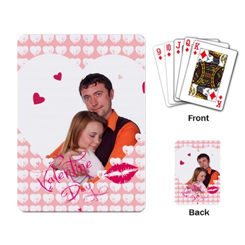 Playing Card By Wood Johnson Back