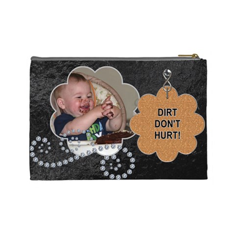  attitude  Large Cosmetic Case By Lil Back