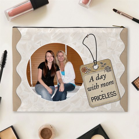 Mom Xl Cosmetic Case By Lil Back