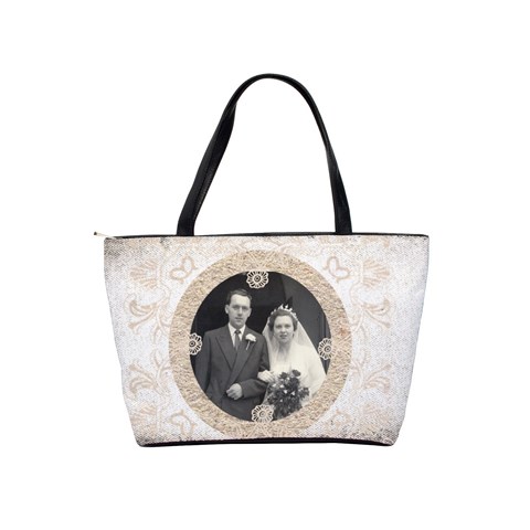 Art Nouveau Antique Lace Classic Shoulder Bag By Catvinnat Back