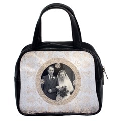 Art nouveau antique lace classic handbag - Classic Handbag (Two Sides) Art nouveau antique lace classic handbag - Classic Handbag (Two Sides)