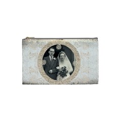 art nouveau antique lace small cosmetic bag - Cosmetic Bag (Small) art nouveau antique lace small cosmetic bag - Cosmetic Bag (Small)