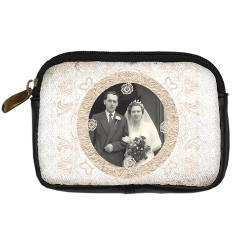 Art Nouveau Antique Lace Digital Camera Case By Catvinnat Front