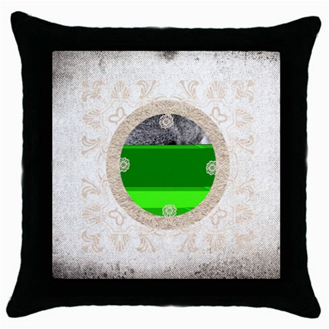Art Nouveau Antique Lace Cushion Pillow By Catvinnat Front