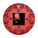 vampire halloween  round ornament - Round Ornament (Two Sides)