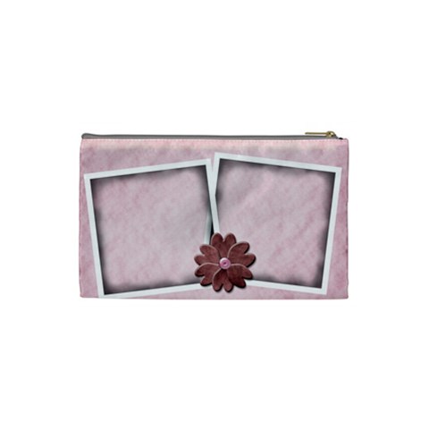 Small Cosmetic Bag By Amanda Bunn Back