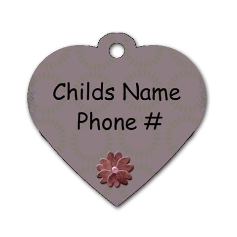 Backpack Tag By Amanda Bunn Back