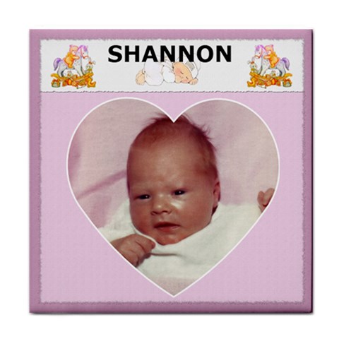  custom Name  Girl Coaster By Lil Front