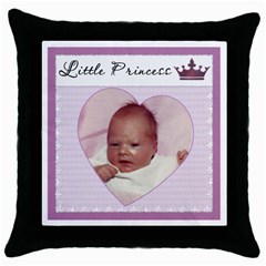 Little Princess Pillow (5 styles) - Throw Pillow Case (Black) Little Princess Pillow (5 styles) - Throw Pillow Case (Black)