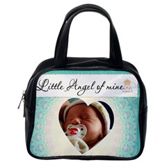 Little Angel of Mine Blue Bag - Classic Handbag (One Side) Little Angel of Mine Blue Bag - Classic Handbag (One Side)