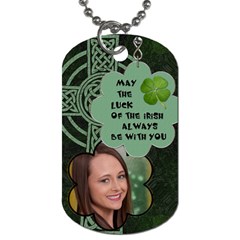 Lucky Irish Dog Tag - Dog Tag (One Side)