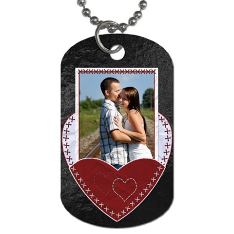 Sweet Heart Dog Tag By Lil Front