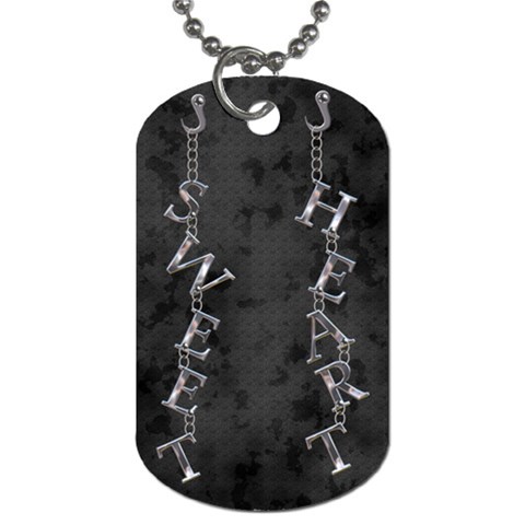 Sweet Heart Dog Tag By Lil Back