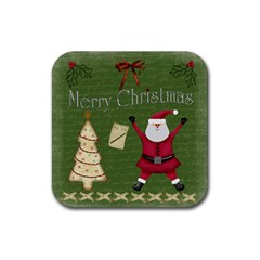 Xmas Coasters - Rubber Coaster (Square)