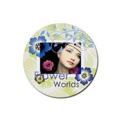 flower - Rubber Coaster (Round) flower - Rubber Coaster (Round)