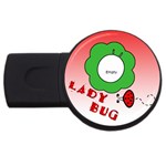 LADYBUG - USB 4GB - USB Flash Drive Round (4 GB)