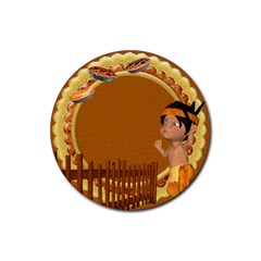 Thanksgivin coaster3 - Rubber Coaster (Round) Thanksgivin coaster3 - Rubber Coaster (Round)