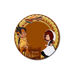 Thanksgivin coaster4 - Rubber Coaster (Round) Thanksgivin coaster4 - Rubber Coaster (Round)