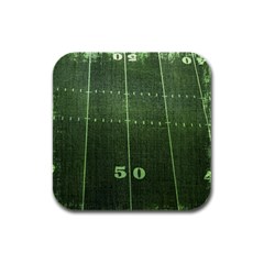 Football Coaster11 - Rubber Square Coaster (4 pack)