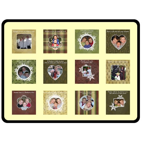 Grandma Blanket By Deborah Zupancic 80 x60  Blanket Front