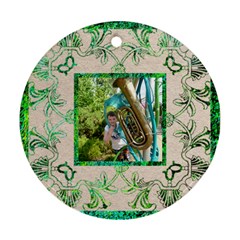 art nouveau eden round ornament - Round Ornament (Two Sides)