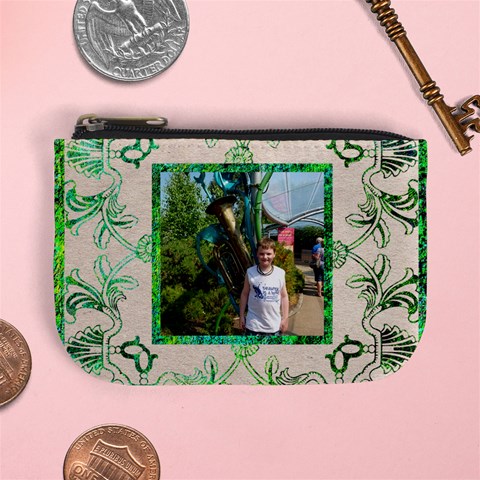 Art Nouveau Eden Mini Coin Purse By Catvinnat Front