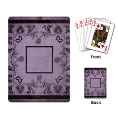 art nouveau purple playing cards - Playing Cards Single Design (Rectangle) art nouveau purple playing cards - Playing Cards Single Design (Rectangle)