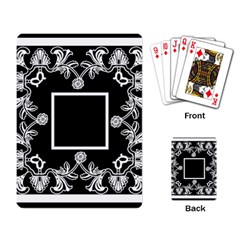 art nouveau black & white playing cards - Playing Cards Single Design (Rectangle) art nouveau black & white playing cards - Playing Cards Single Design (Rectangle)