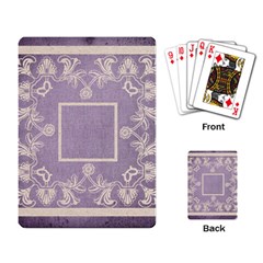 art nouveau purple lace playing cards - Playing Cards Single Design (Rectangle) art nouveau purple lace playing cards - Playing Cards Single Design (Rectangle)