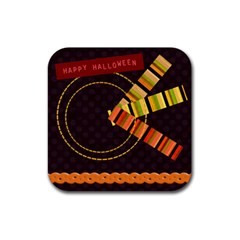 Halloween coaster - Rubber Coaster (Square)