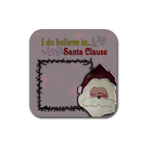 Santa Clause Coaster By Danielle Christiansen Front