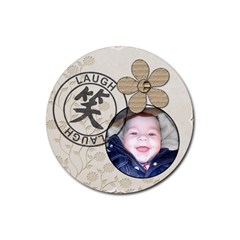 Laugh Coaster - Rubber Coaster (Round) Laugh Coaster - Rubber Coaster (Round)